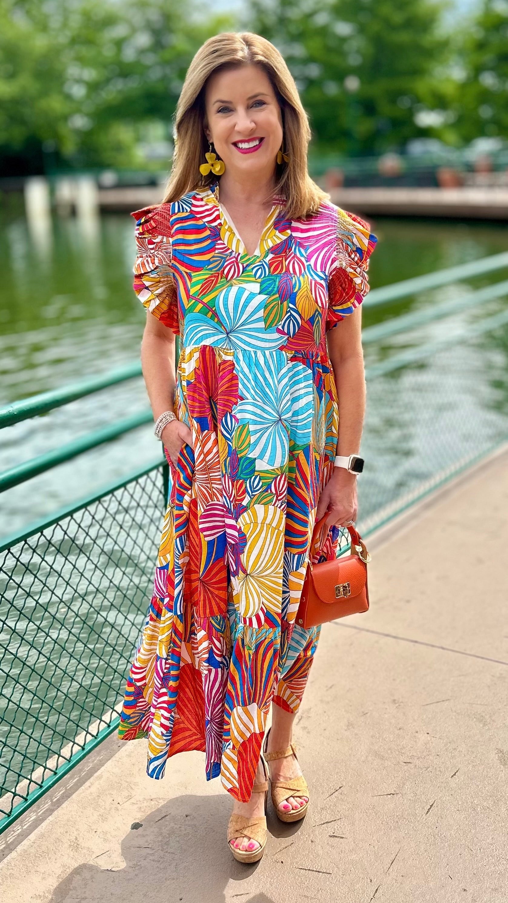 Kay Kaleidoscope Dress - Floral  Tunie's Boutique