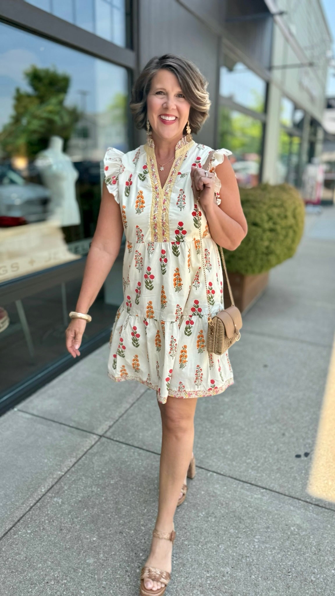 Vanilla Mix Posie Dress