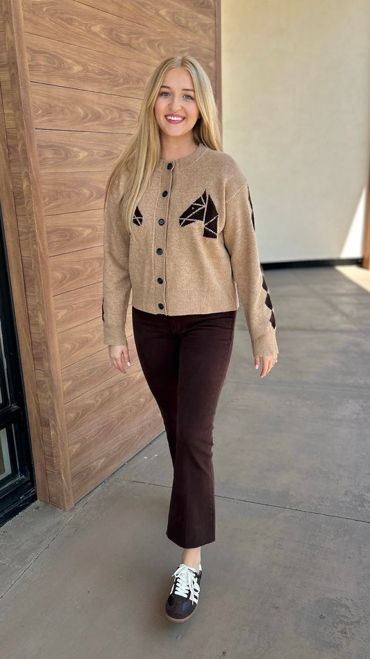 Belle Cardigan - Camel