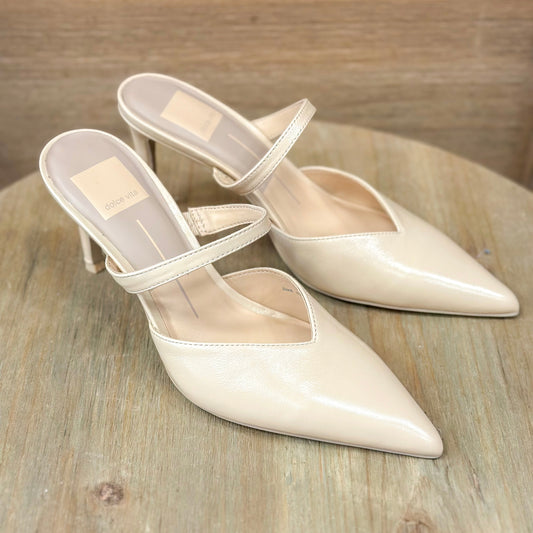 Dolce Vita Kanika Heel - French Vanilla Crinkle Patent