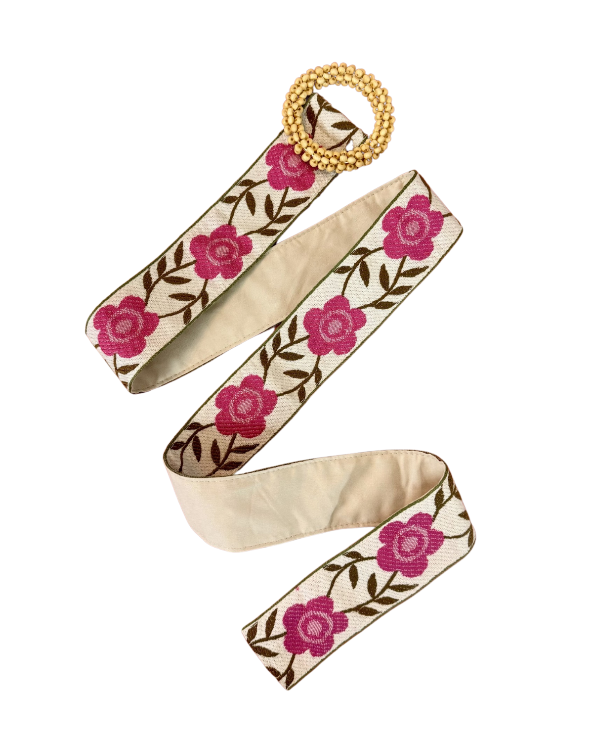 Pink Floral Belt