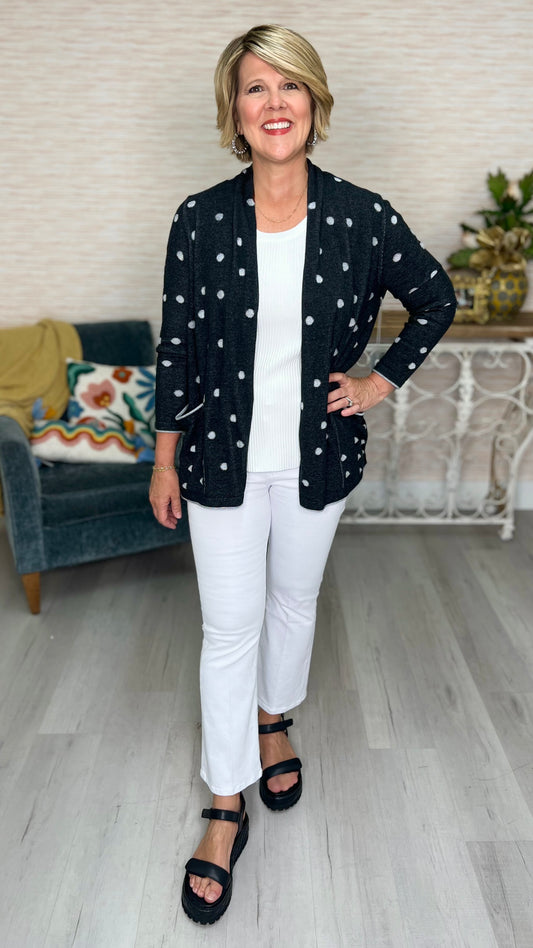 Habitat Dotty Cardigan - Black