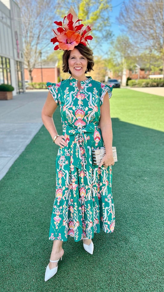 Jude Connally Mirabella Poplin Dress - Tapestry