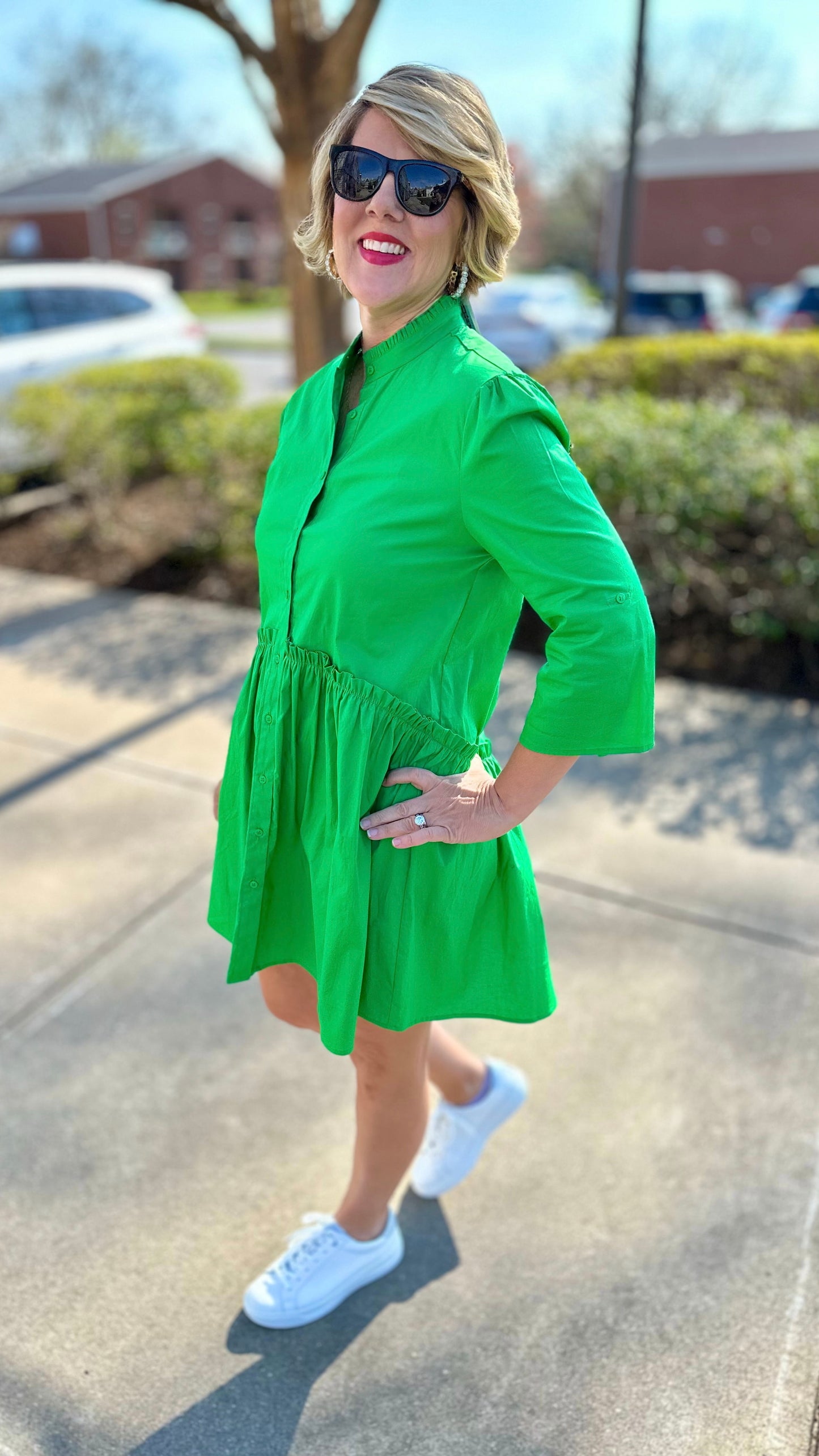 Taylor Tillman Cammie Dress - Garden Green