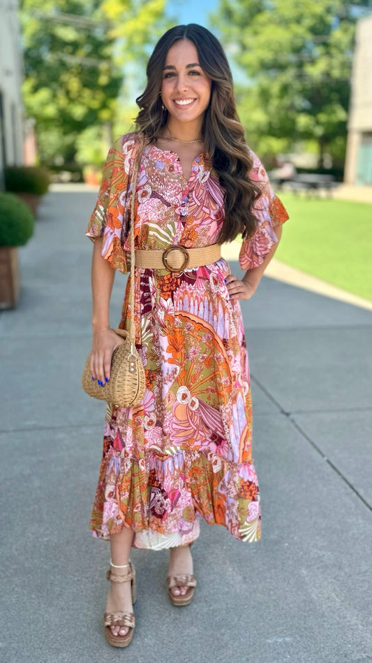 Ivy Jane Go With The Flow Dress - Vintage Florals