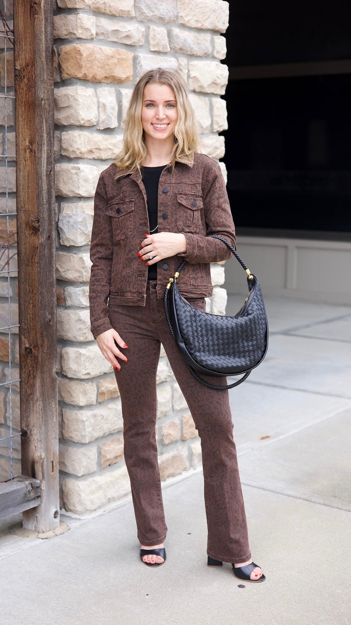 Dear John Brown Leopard Ainsley Jacket