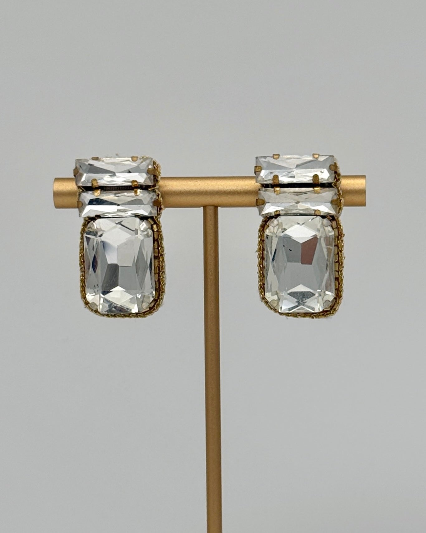 Crystal Gem Studs - Clear