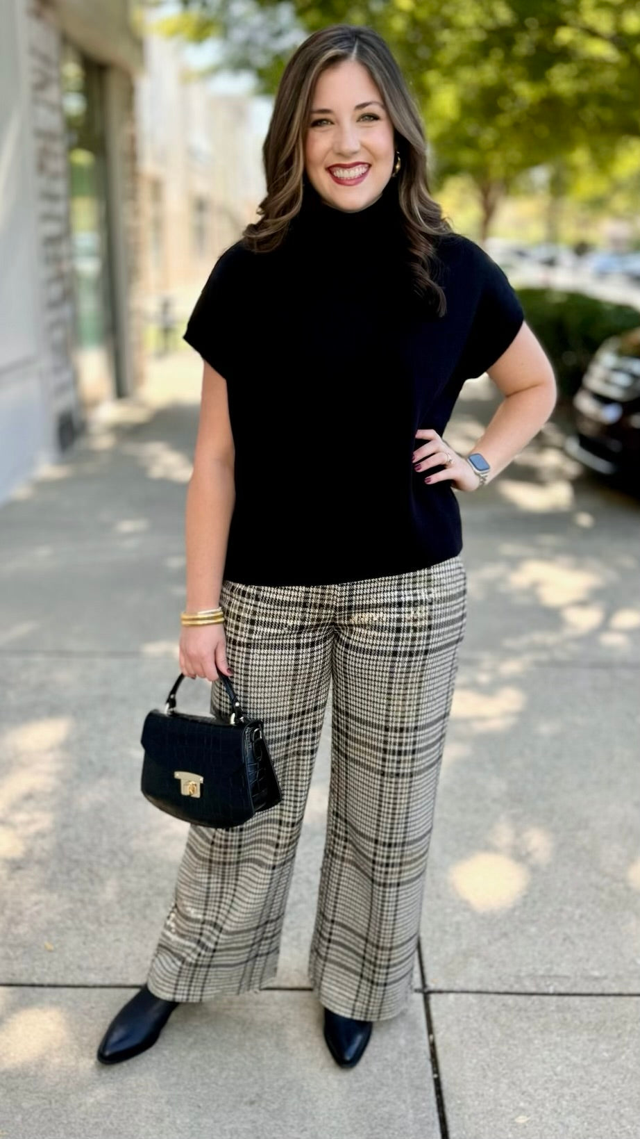 Classico Short Sleeve Sweater - Black