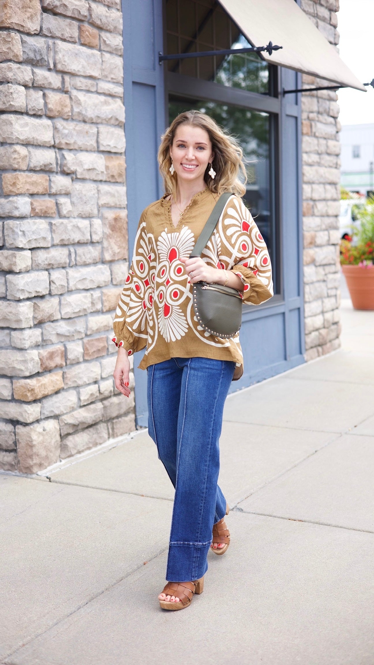 Bronze Bohemian Blouse