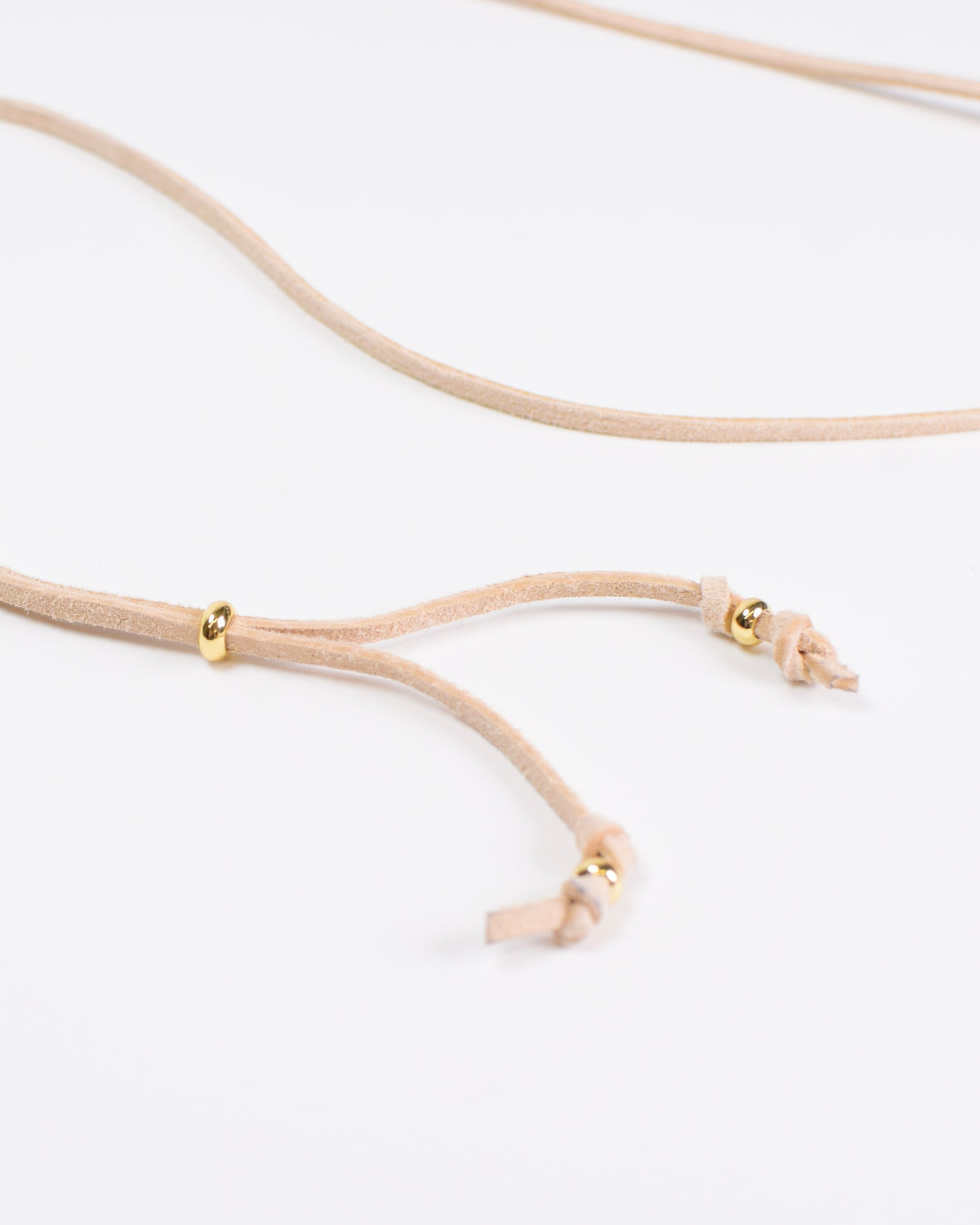 Jenny Baker Adjustable Leather Necklace
