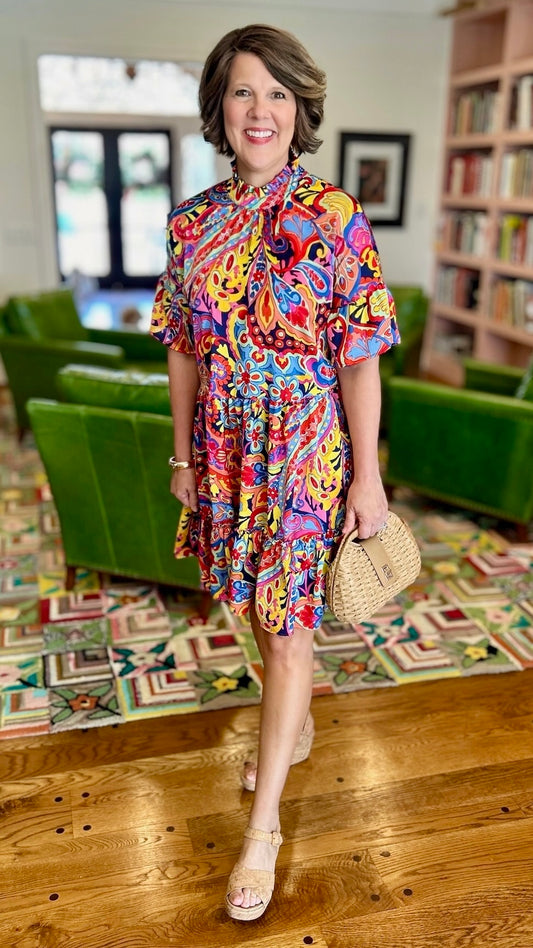 Ivy Jane Popping Paisley Dress