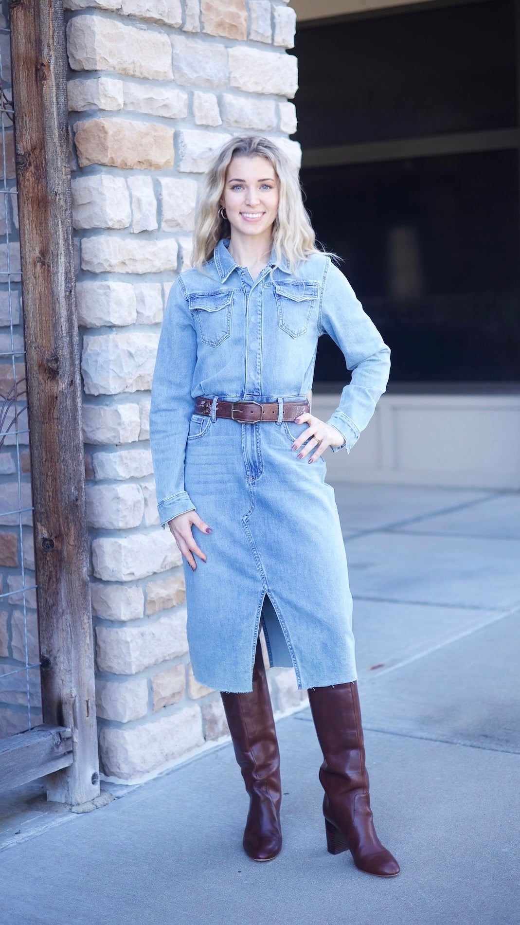 Dear John Lulu Denim Dress - Monterey