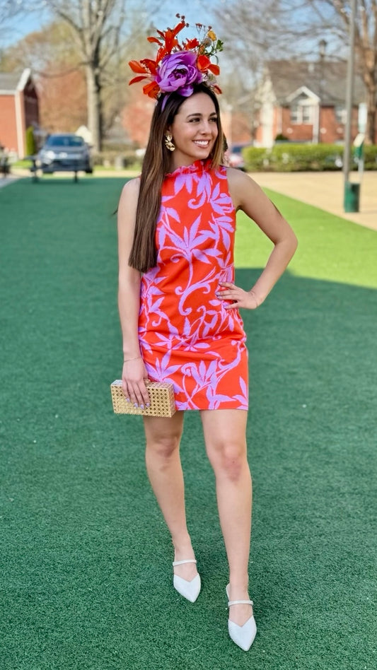 Tyler Boe Ella Dress - Orange Multi