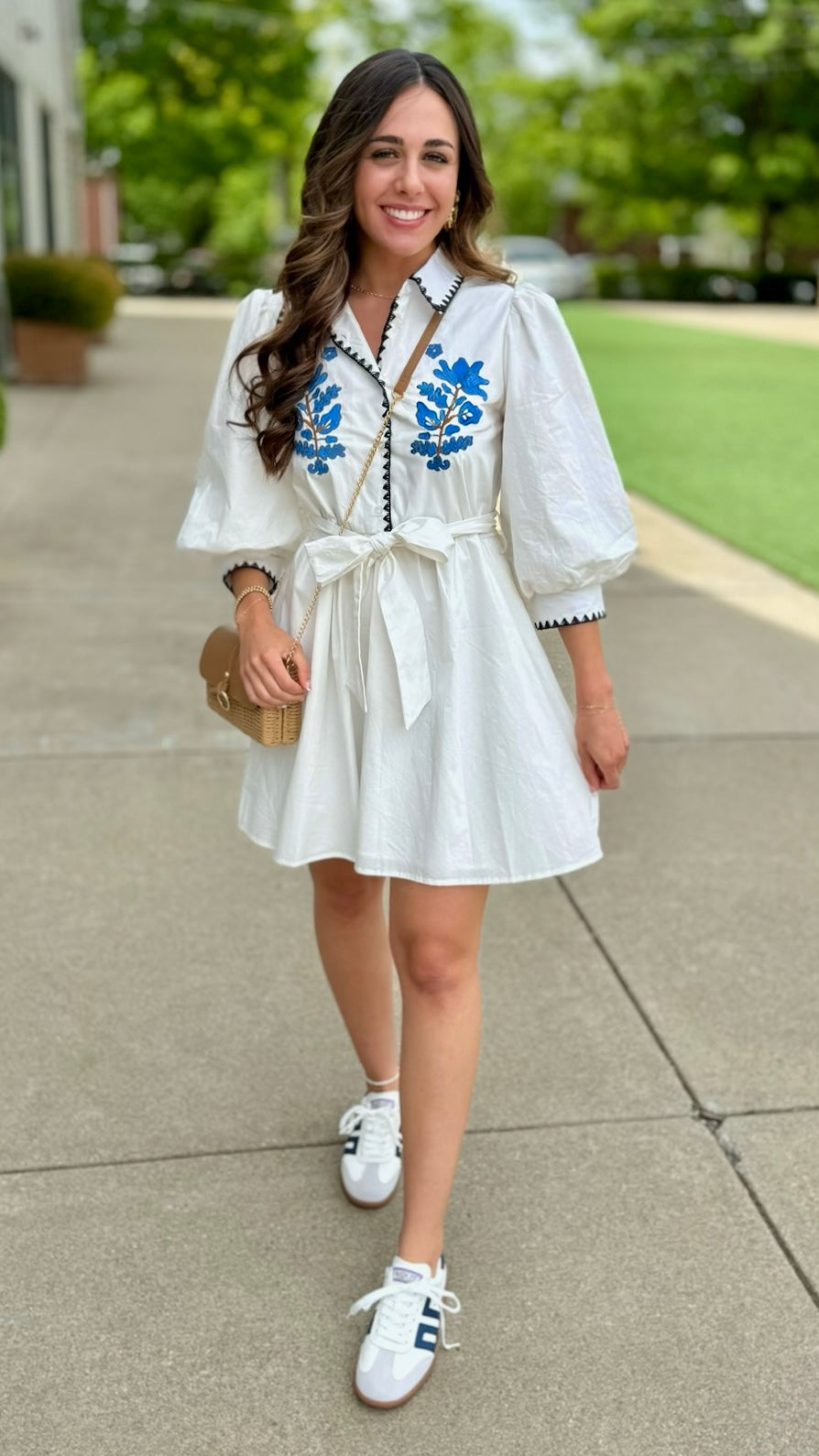Southern Charm Tie Waist Dress