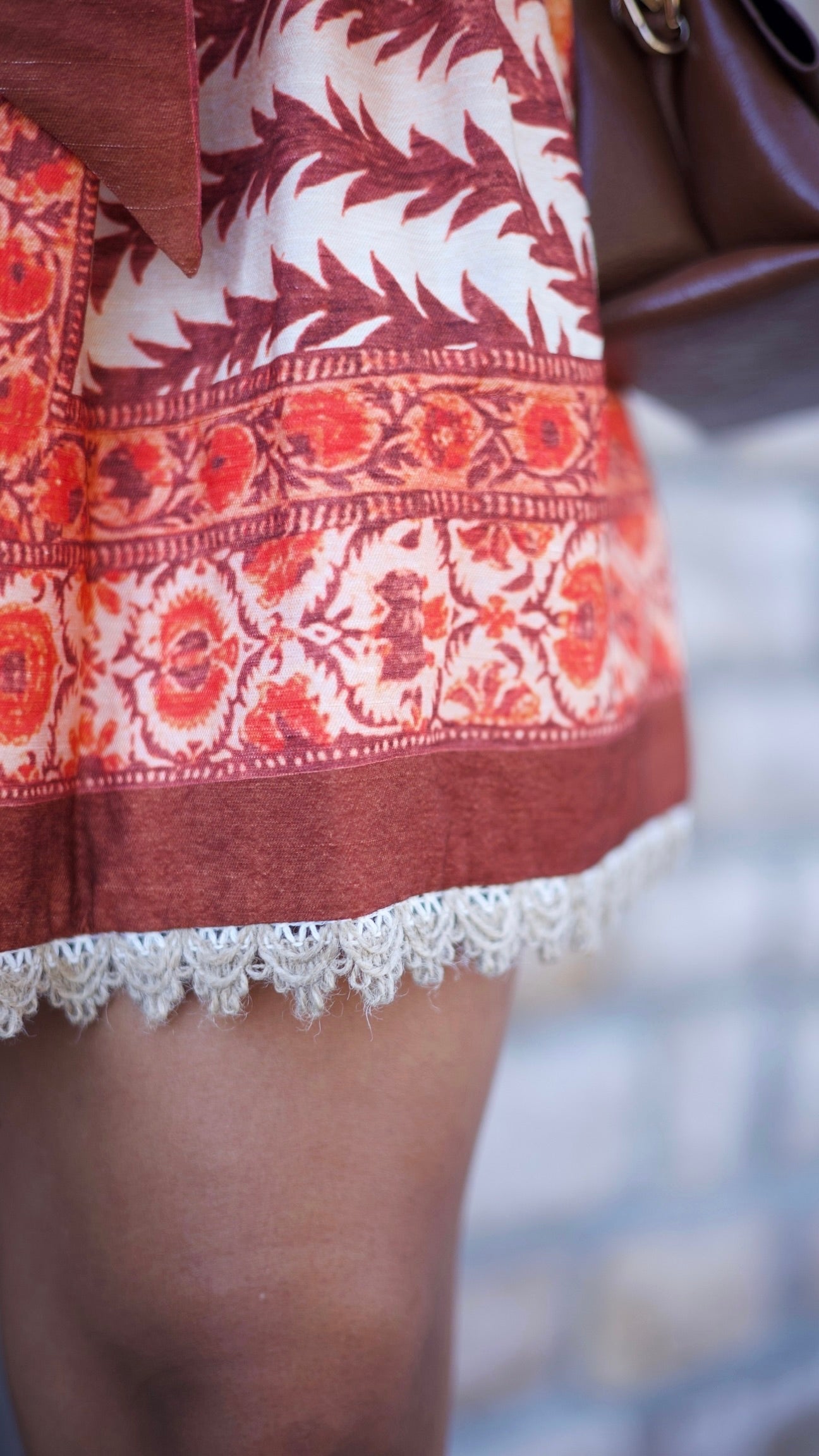 Caden Dress - Rust