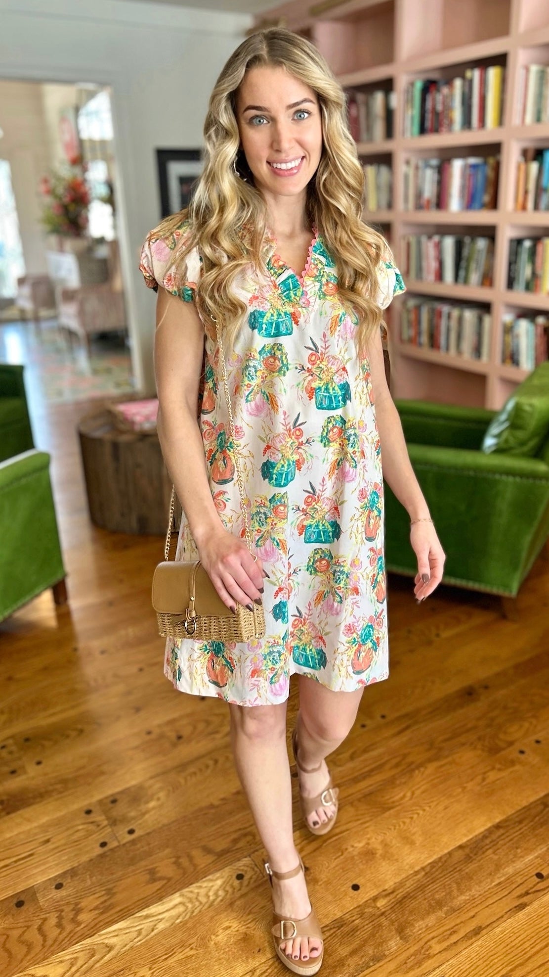 Uncle Frank Still Life Dress - Pink