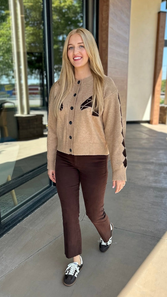 Belle Cardigan - Camel
