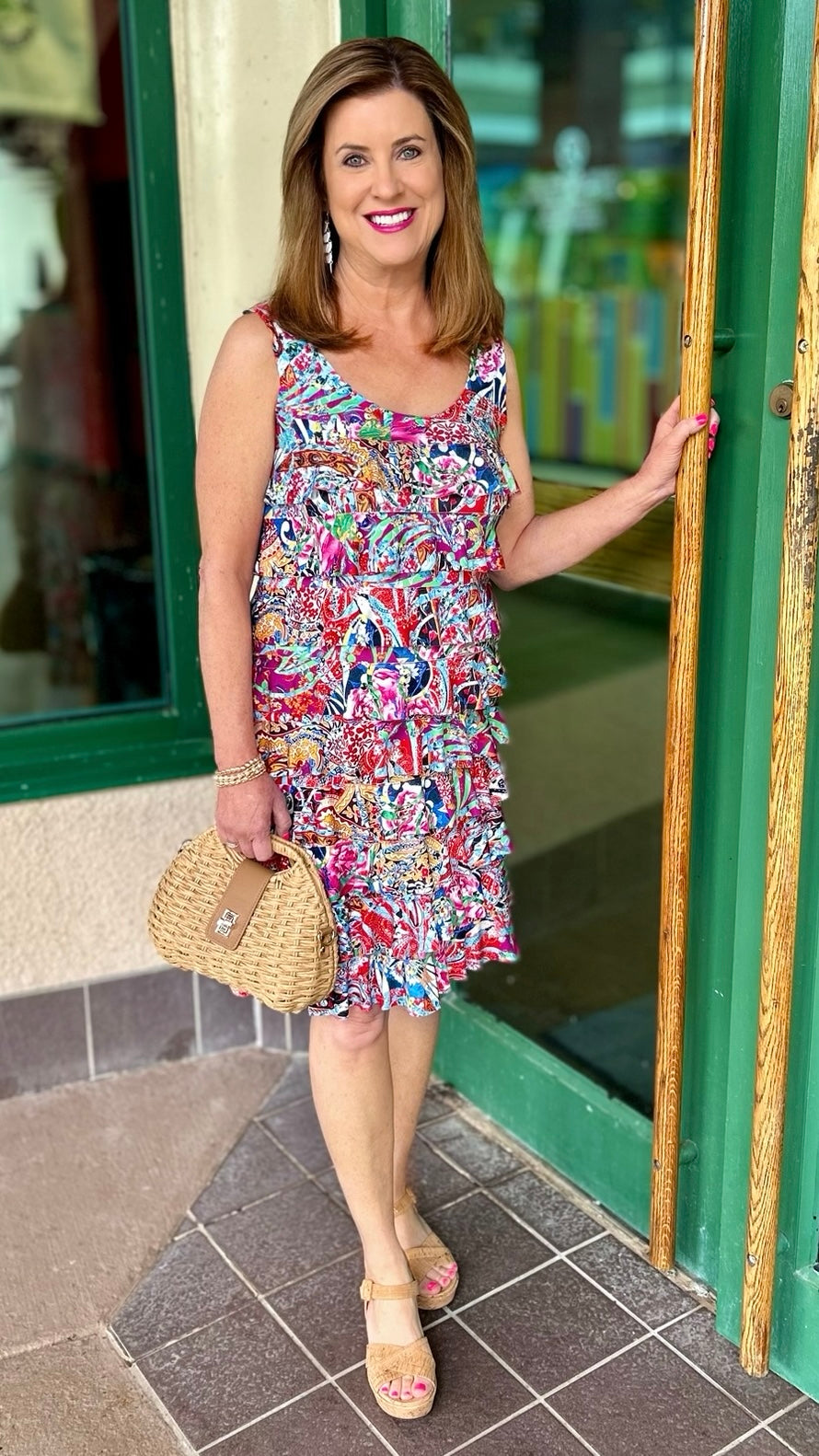 Isle Carnival Cha Cha Dress - Multi Print