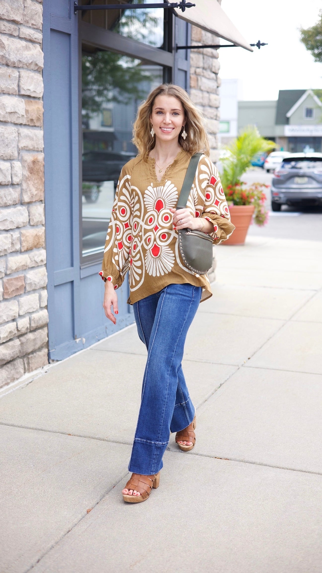 Bronze Bohemian Blouse