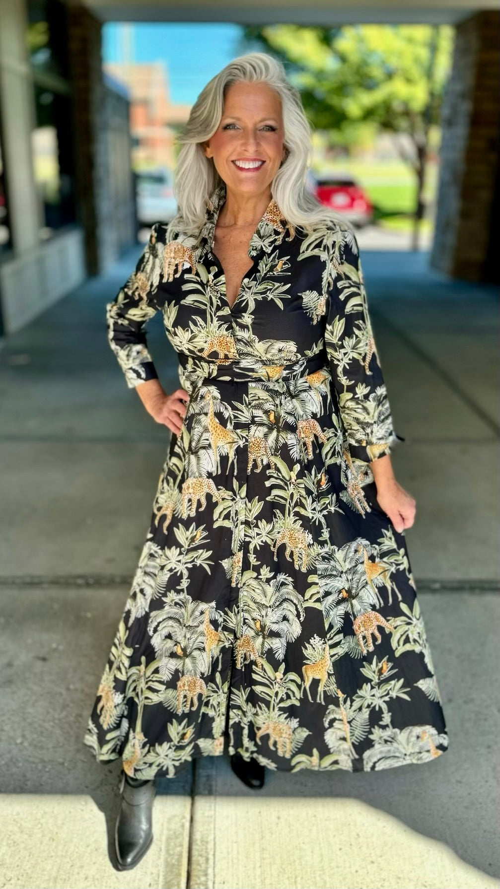 Guadalupe Luciana Dress - Black