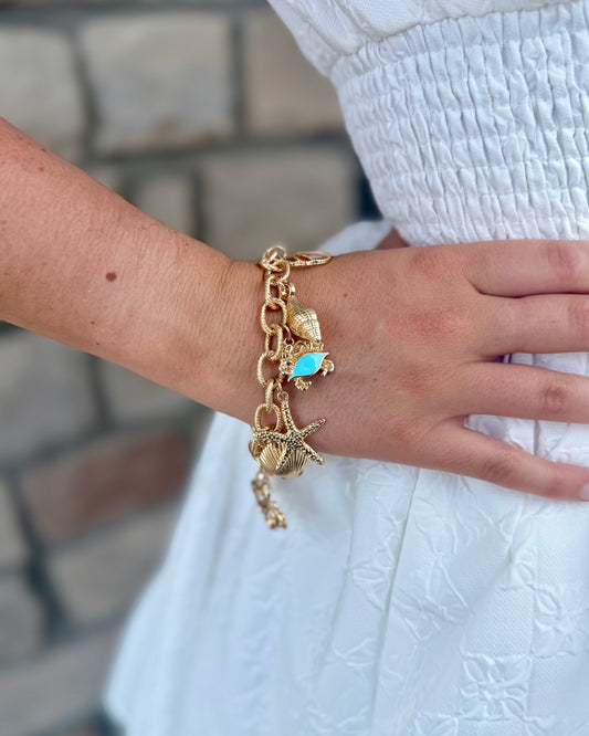 Sealife Charm Bracelet