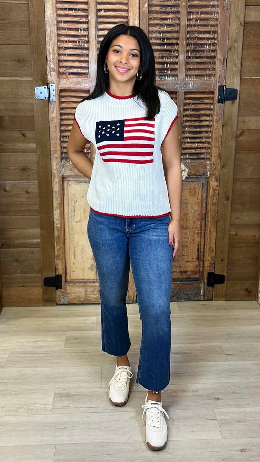 Flag Top - Off White