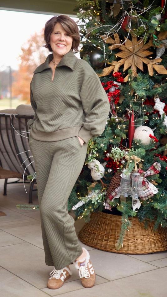 Layla Leisure Top - Olive