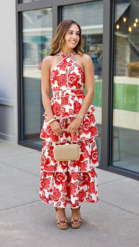 Maeve Floral Halter Dress