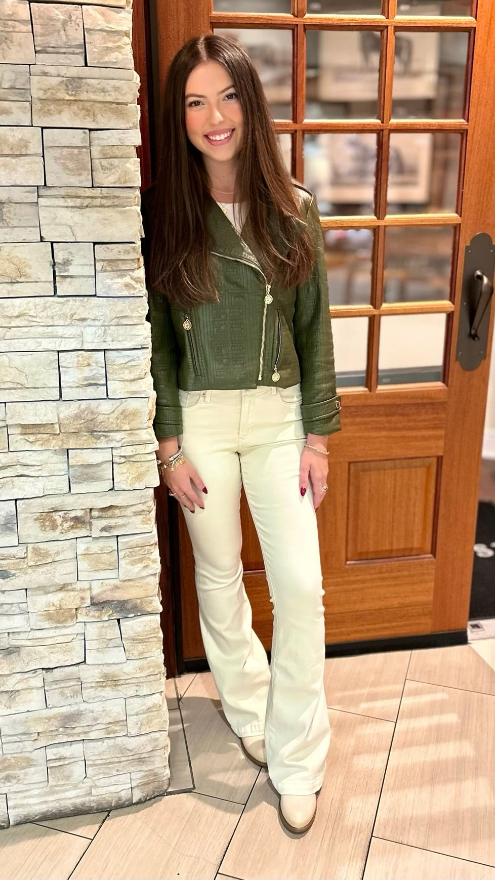 Dear John Rosa - Antique White