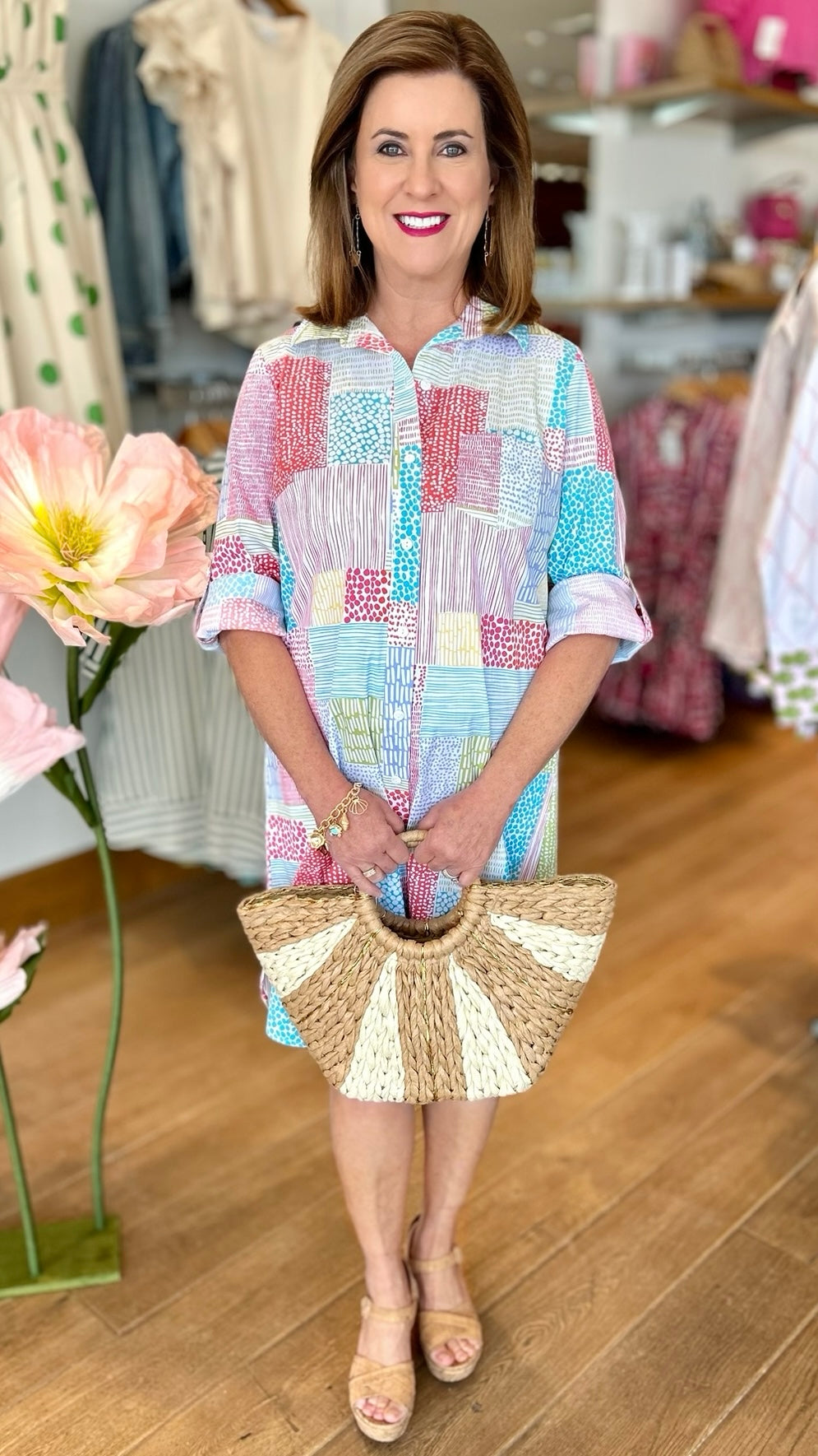 Perfect Travel Patchwork Shirt - Multi