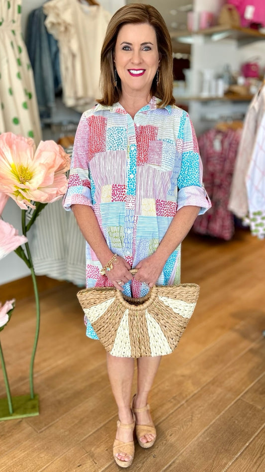 Perfect Travel Patchwork Shirt - Multi