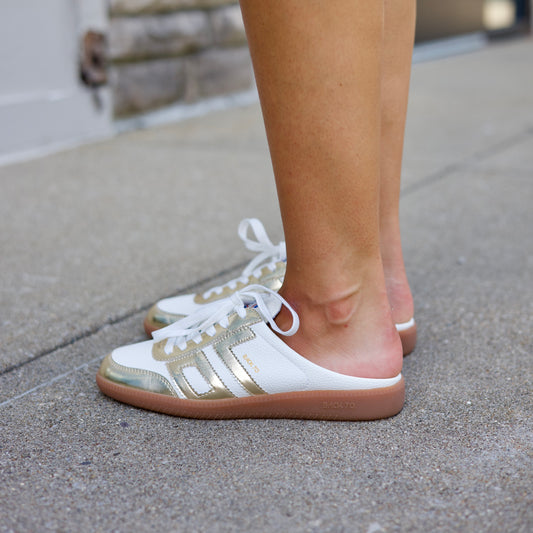 Back 70 Easter Slide - Metallic Gold