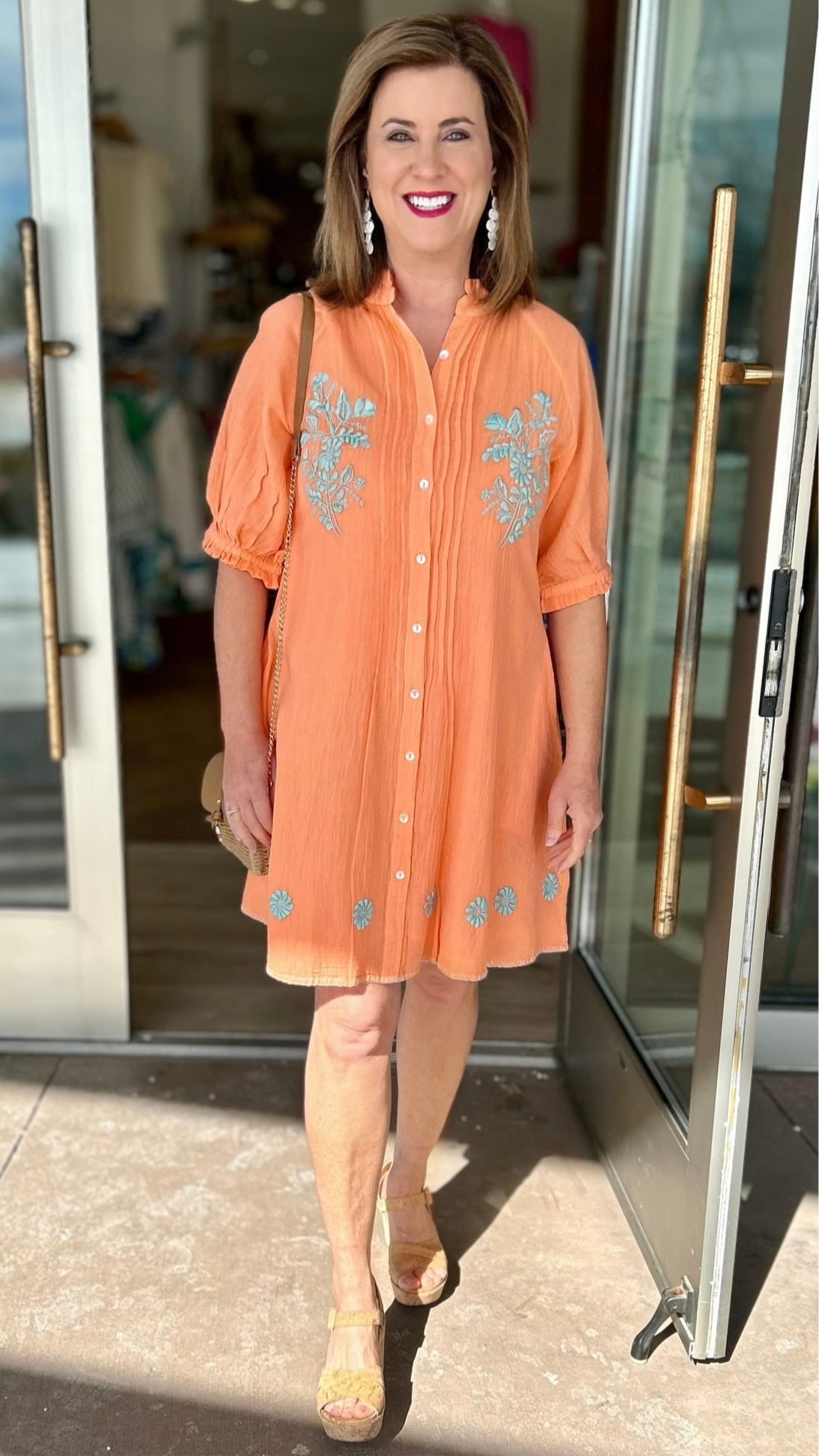 Ivy Jane Picture Day Dress - Coral