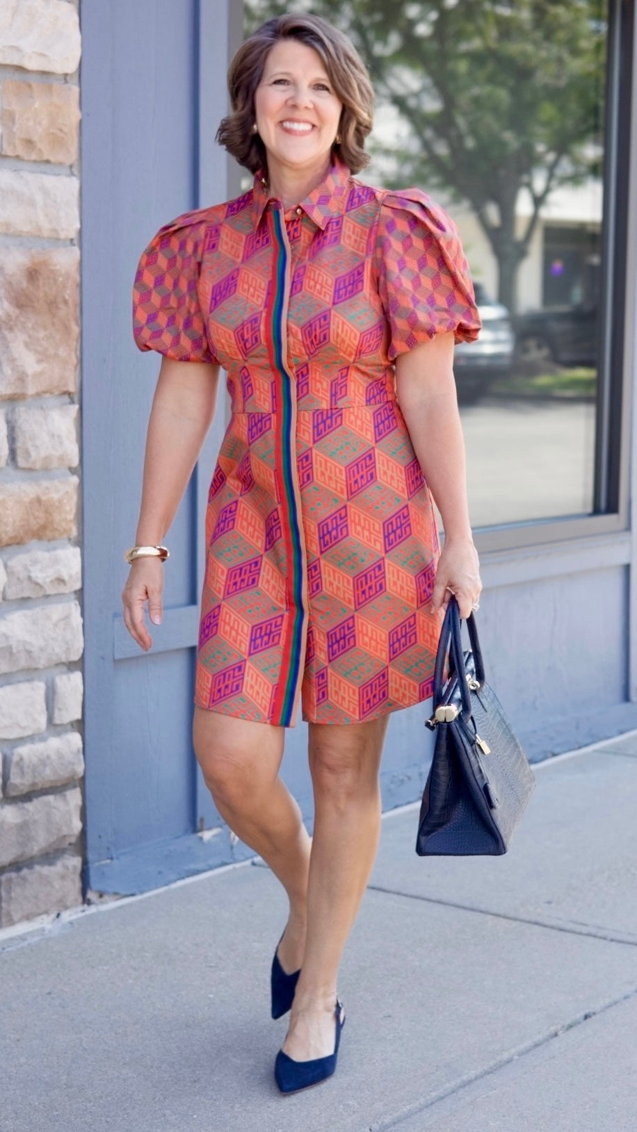 Emily McCarthy Britt Dress - Vintage Monogram