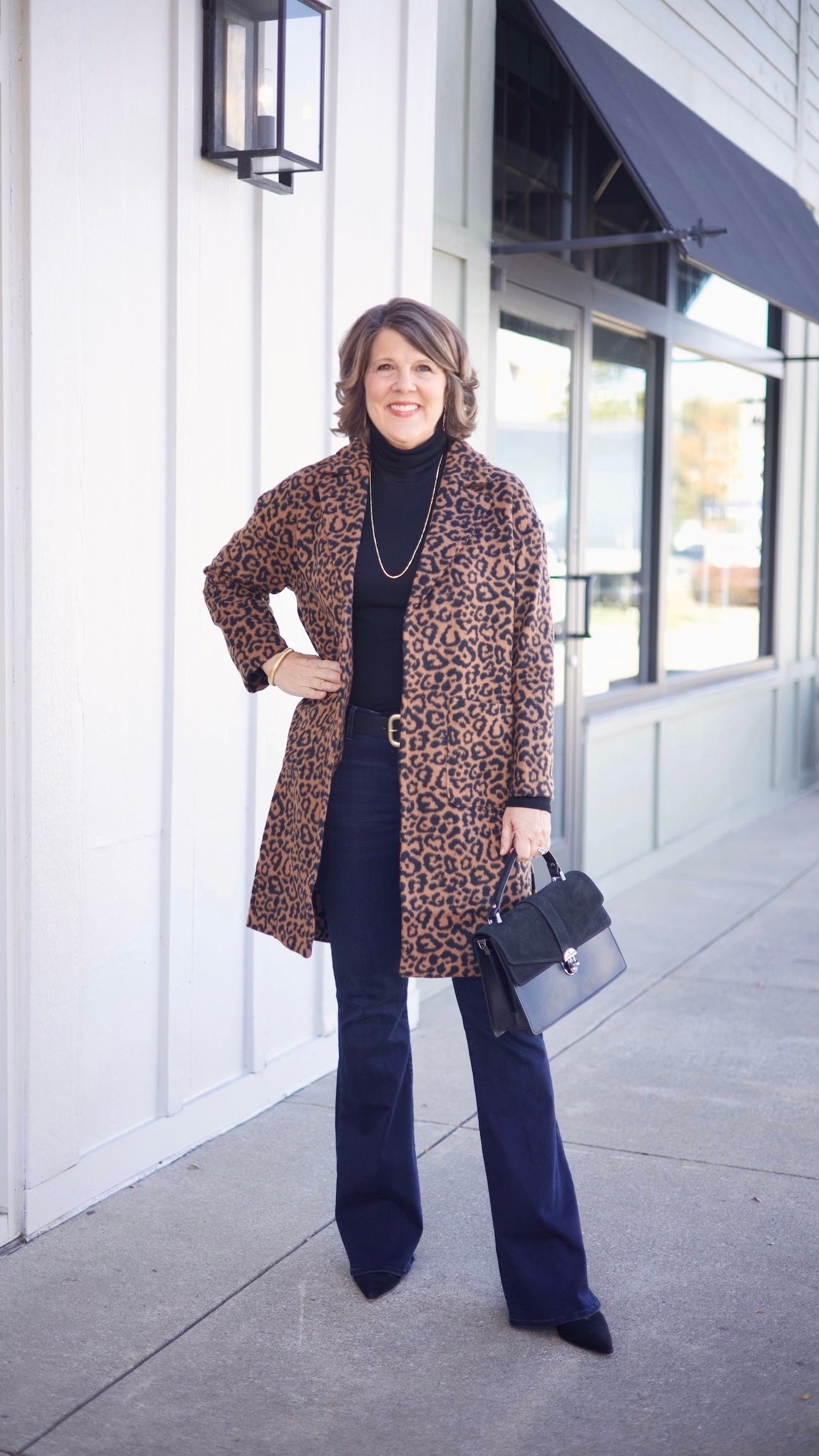Avery Leopard Coat