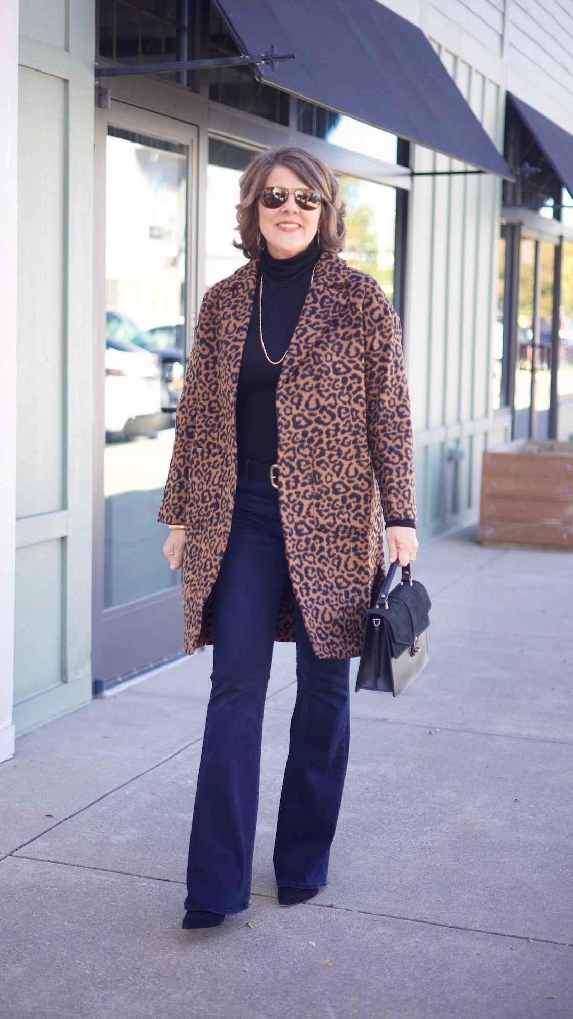 Avery Leopard Coat