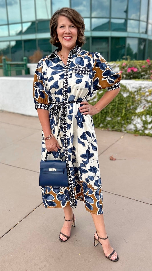 Grace Midi Dress - Slate