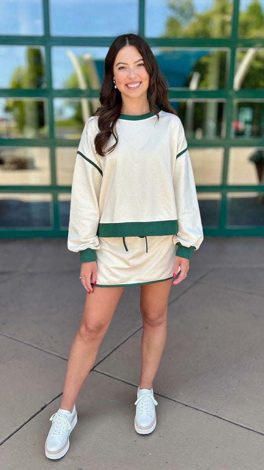 Sporty Chic Skort - Ivory