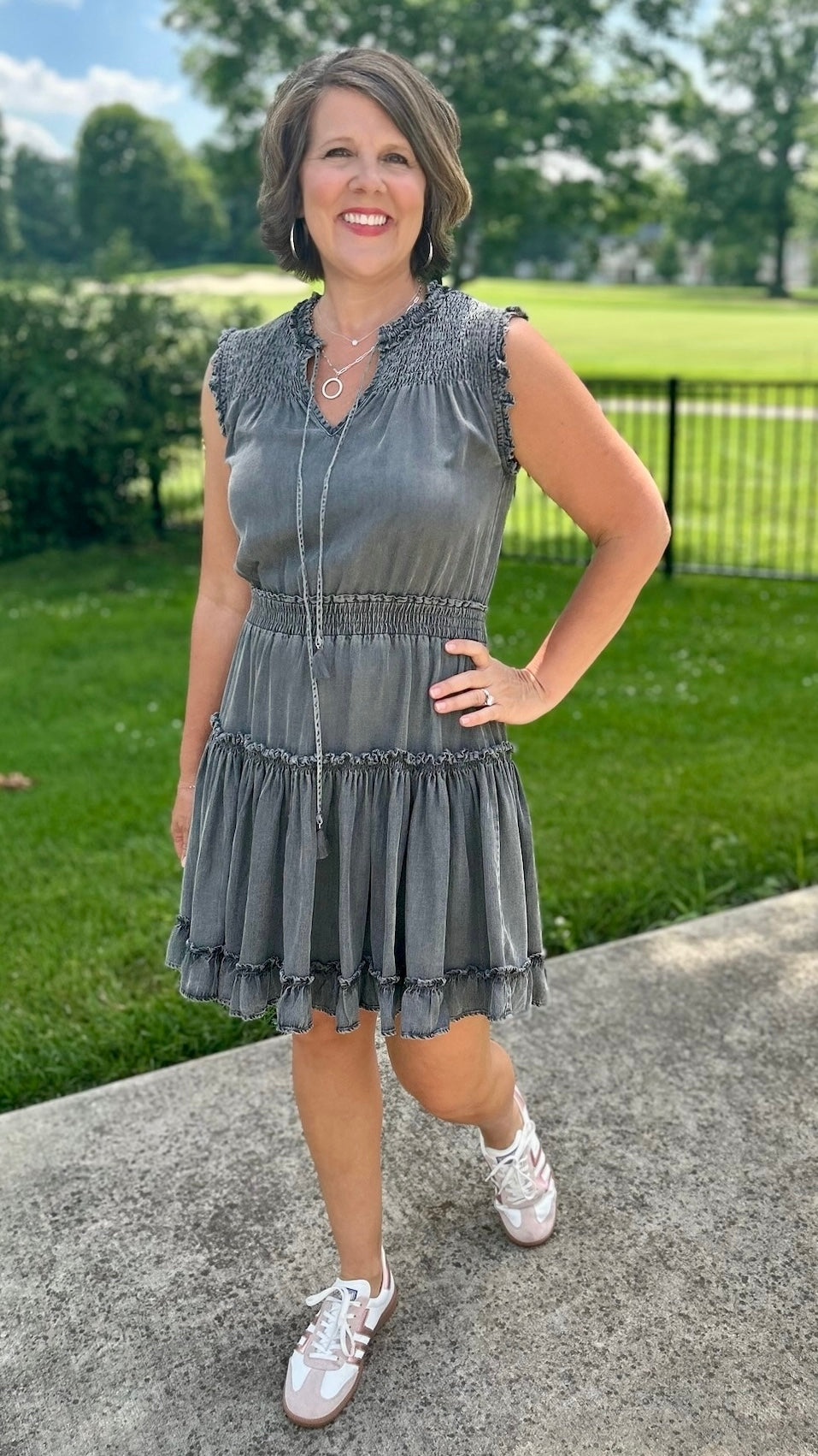 Dear John Melodie Dress - Ash