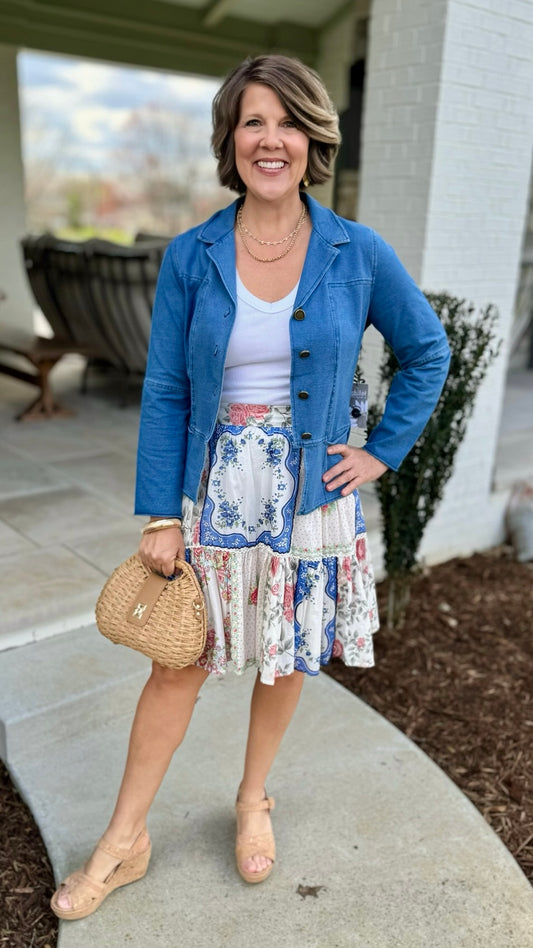 Habitat Stonewash Urban Jacket - Lt Denim