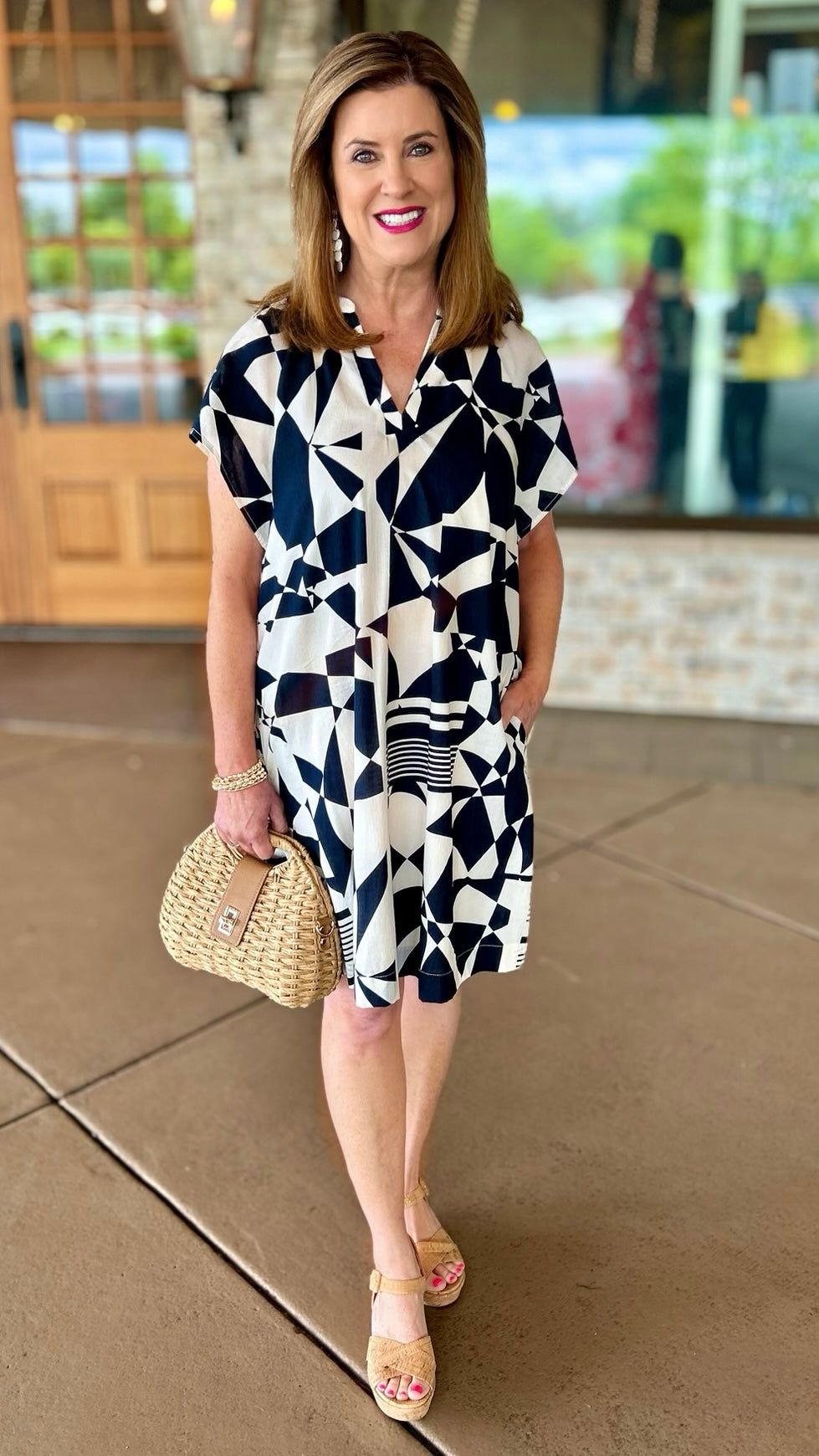 Simone Abstract Dress
