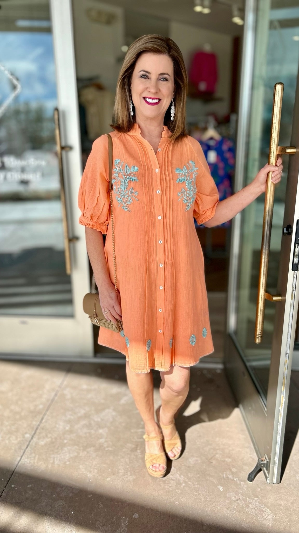 Ivy Jane Picture Day Dress - Coral