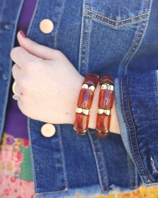 Brown Stretch Bracelet