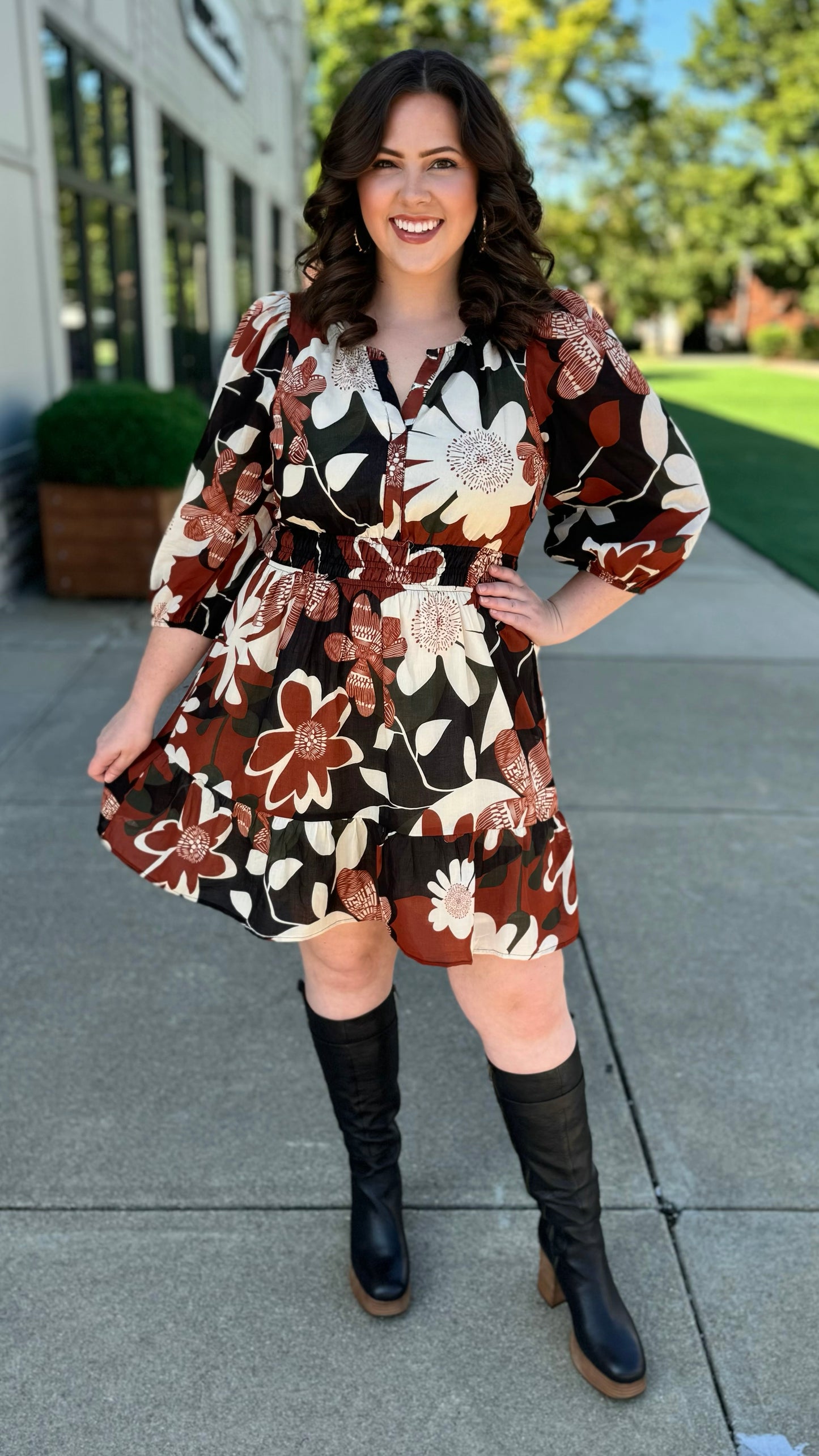 Dreamy Delilah Cinched Waist Dress