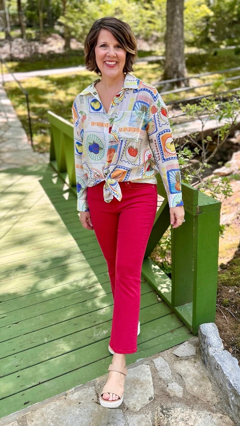 Fruit Bowl Blouse - Multi