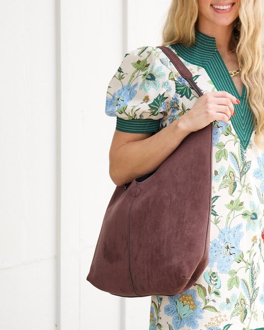 Large Hobo Bag - Chocolate