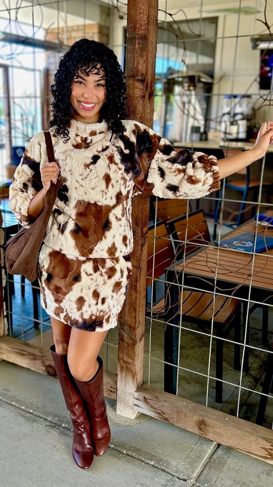 Ivy Jane Faux Fur Pony Skirt