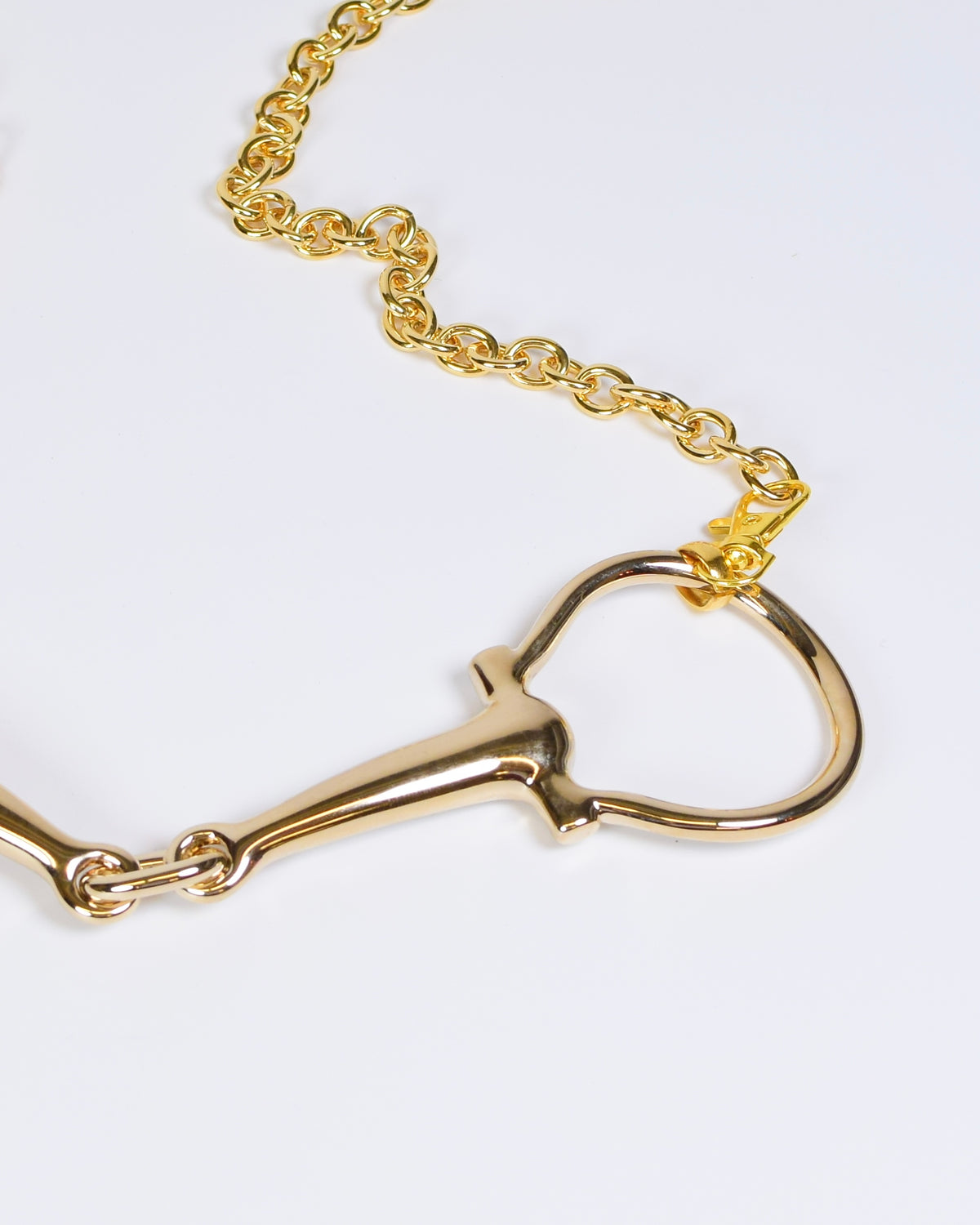 Gold Bit Chain Belt