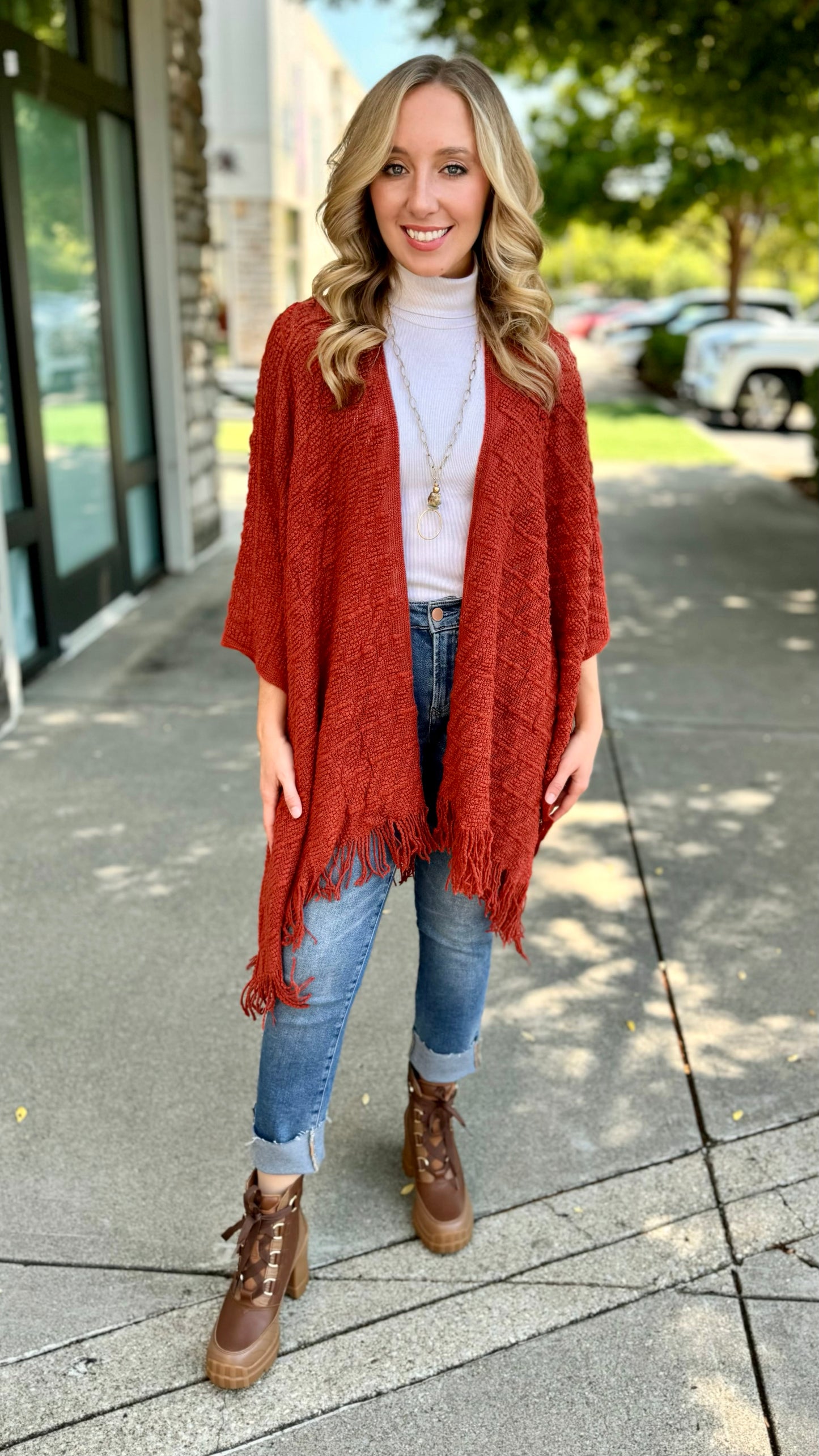 Rust Cozy Kimono