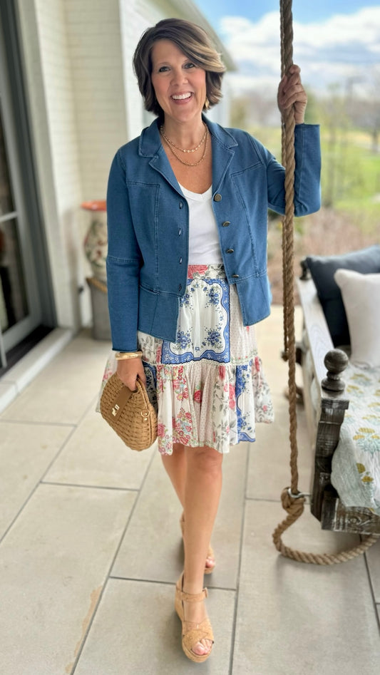 Habitat Stonewash Urban Jacket - Lt Denim